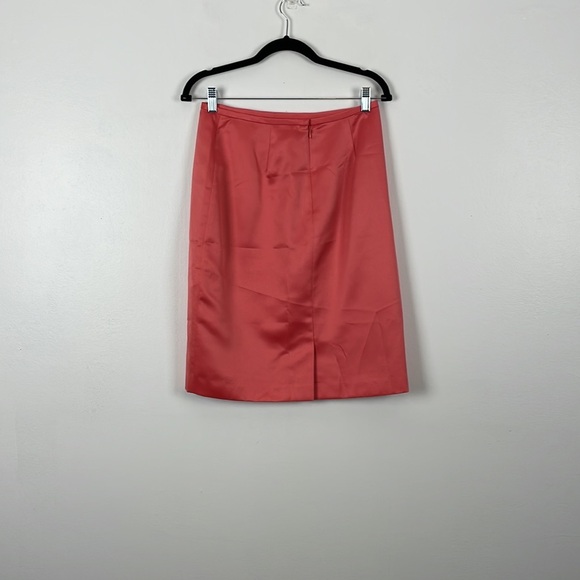 Adrianna Papell Occasion two piece skirt suit satin look front hook closure 8 - Picture 7 of 10